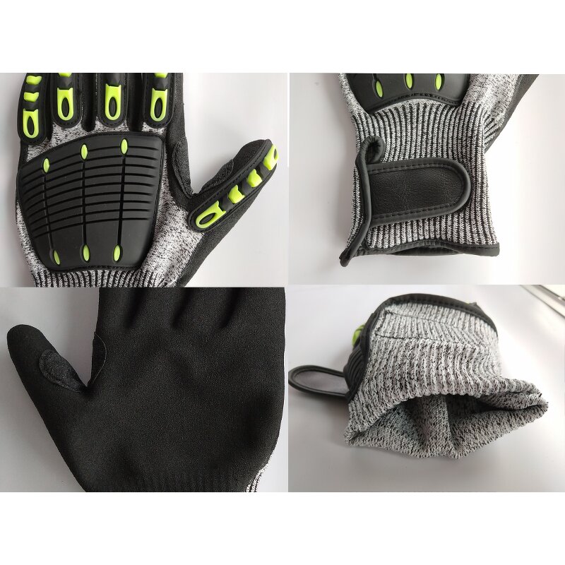 Anti Impact Gloves Factory - OEM Oilfield Mining Safety Gloves