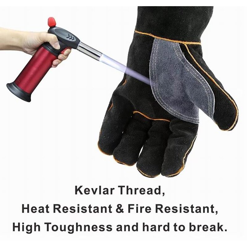 Oven Glove Factory - OEM Extra Long Terry Heat Resistant Mitten