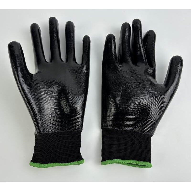 Nitrile Gloves Factory - OEM Smooth Fully Dipping Safety Gloves