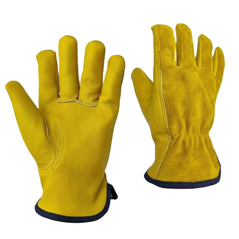Drivers Gloves Factory - OEM Cow Leather Fleece Liner Winter