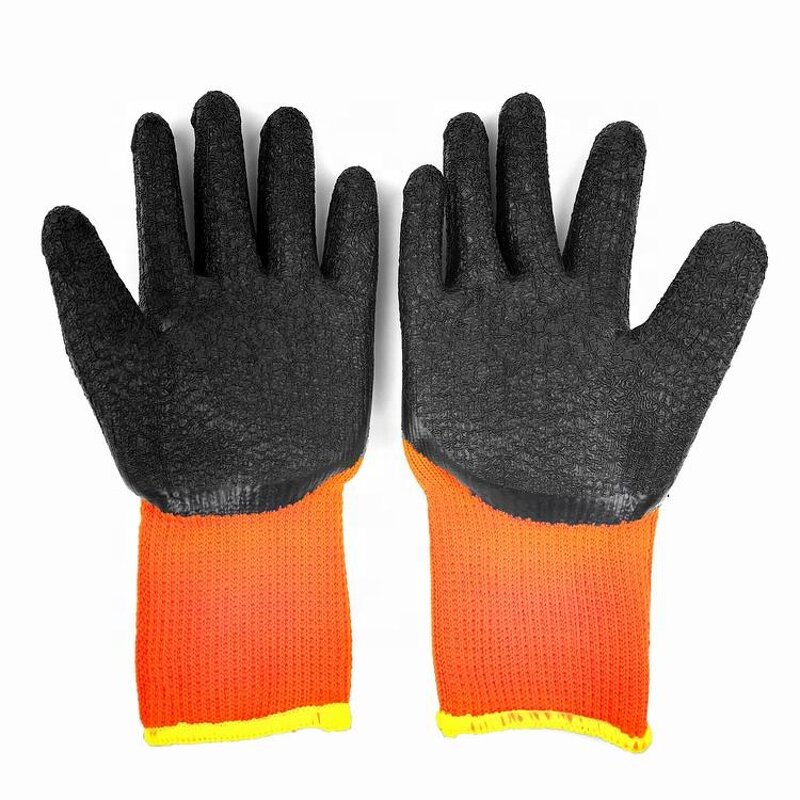 Latex Coated Gloves Factory - OEM Polyester Latex 3/4 Dipped