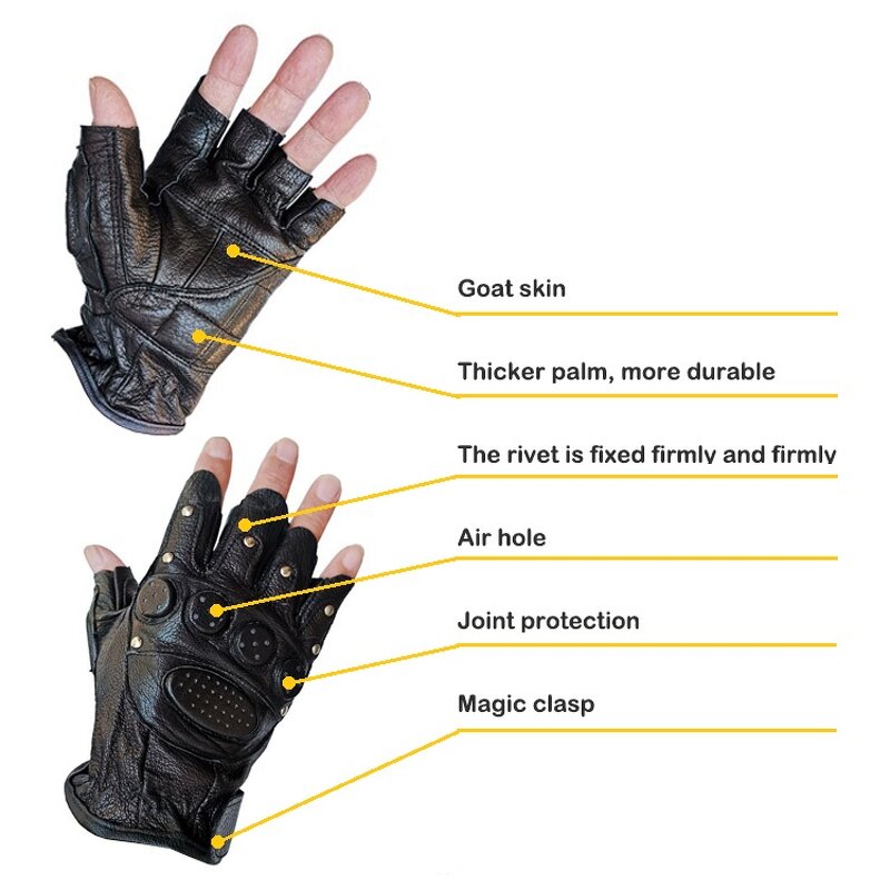 Fingerless Gloves Factory - OEM Hard Knuckle Motorcycle Outdoor