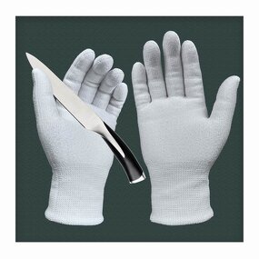Cut Resistant Gloves Factory - OEM 15 Gauge Knitted White Gloves