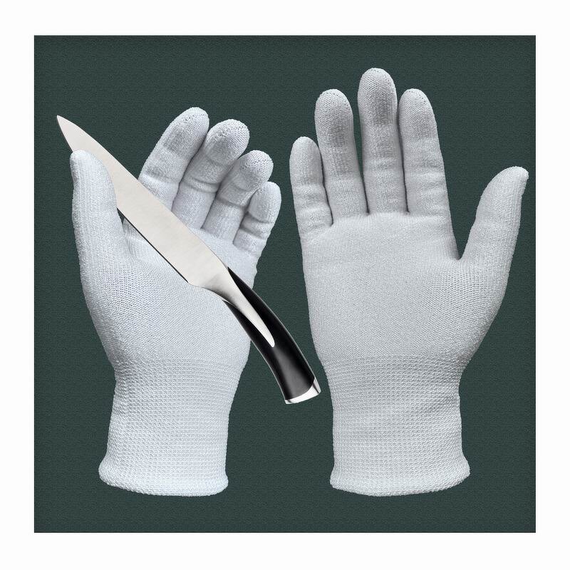 Cut Resistant Gloves Factory - OEM 15 Gauge Knitted White Gloves