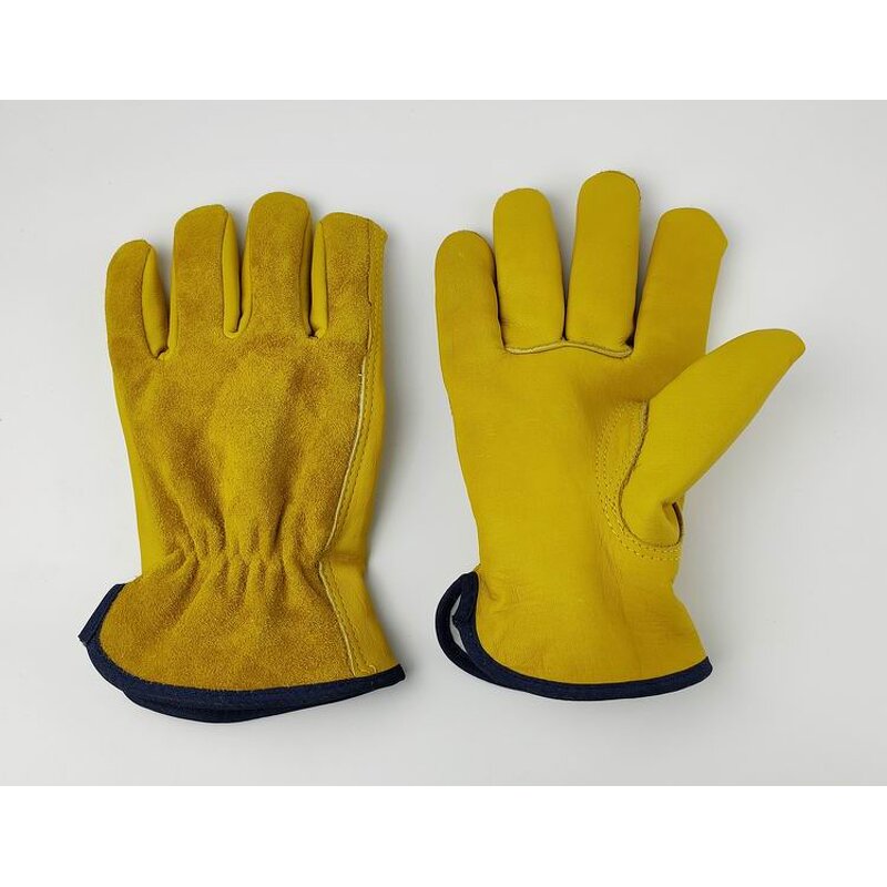 Drivers Gloves Factory - OEM Cow Leather Fleece Liner Winter