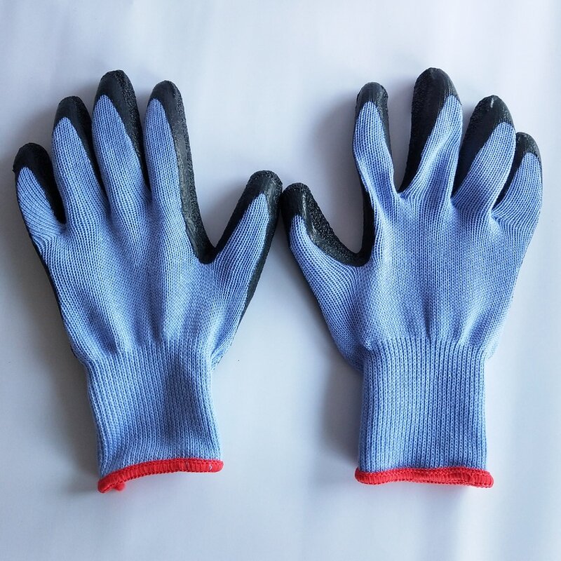 Latex Gloves Factory - OEM 3/4 Dipped Terry Lining Gloves