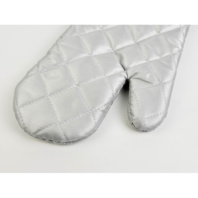 Heat Resistant Gloves Factory - OEM Silver Coating Oven Mitts