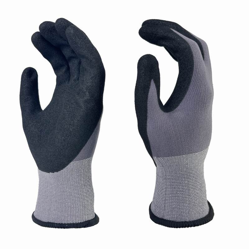 Nitrile Coated Gloves Factory - OEM Polyester Work Safety Gloves