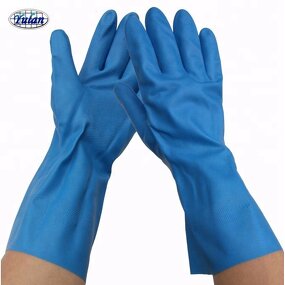 Nylon Gloves Factory - OEM Black Disposable Polyester Gloves
