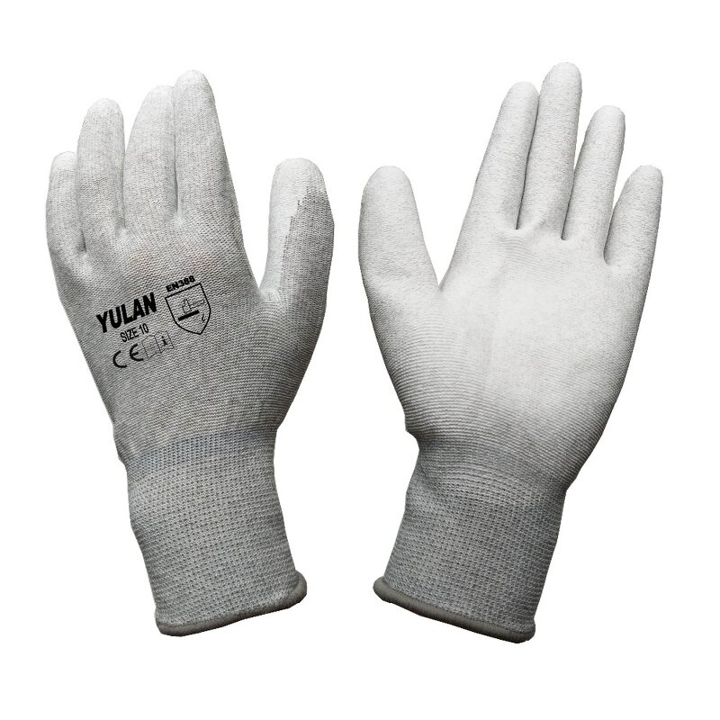 Anti-static Gloves Factory - OEM Nylon PVC Polka Dot ESD