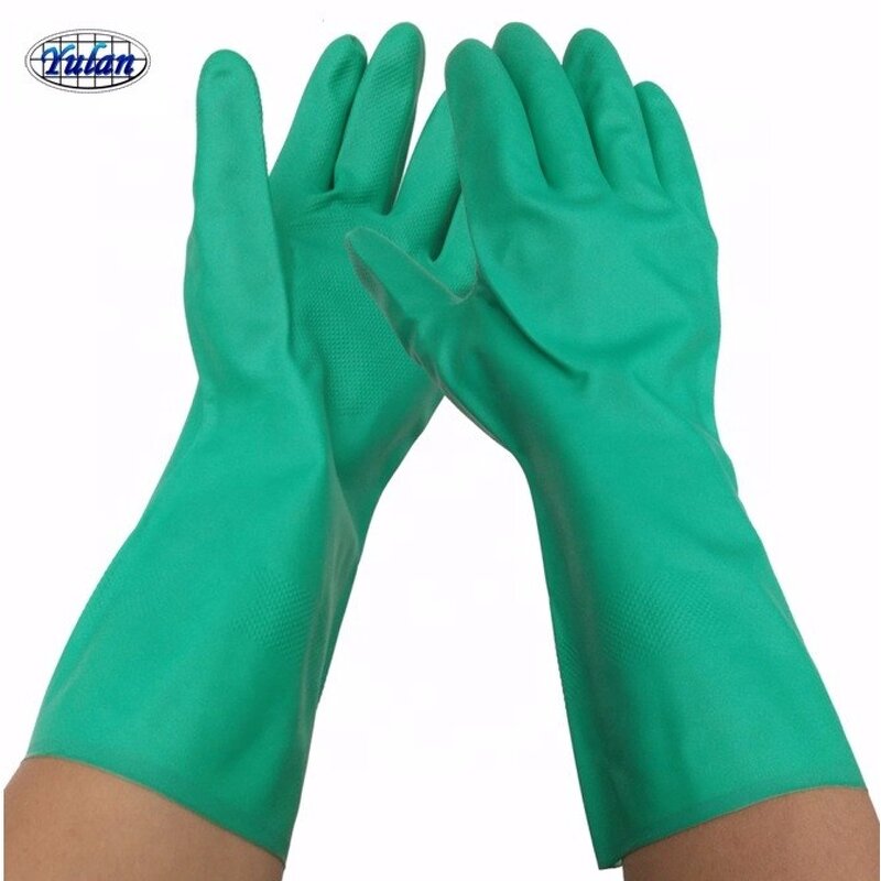 Nylon Gloves Factory - OEM Black Disposable Polyester Gloves