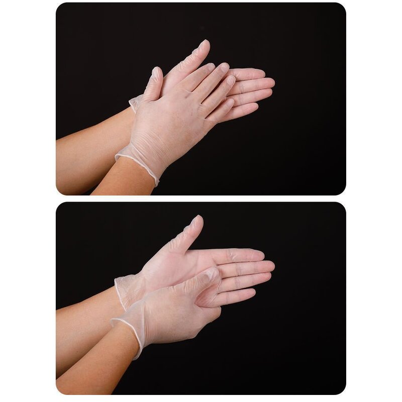 Synthetic Gloves Factory - OEM Disposable Blue Nitrile Vinyl