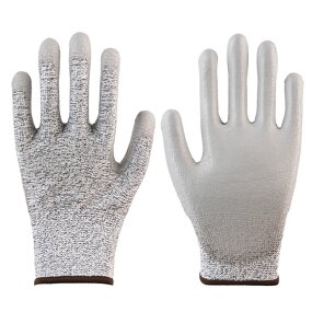 Cut Resistant Gloves Factory - OEM HPPE Level 5 PU Coated