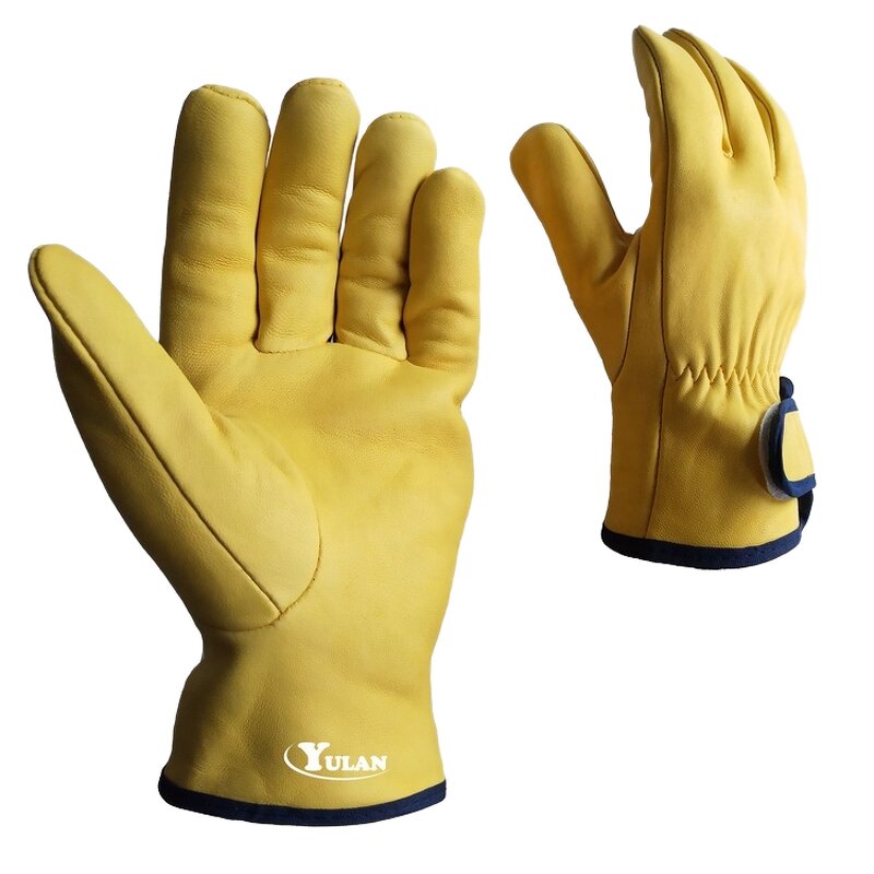 Driving Gloves Factory - OEM Custom Cowhide Leather Winter Warm