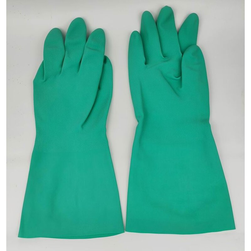 Nitrile Gloves Factory - OEM Blue Green Industrial Nitrile