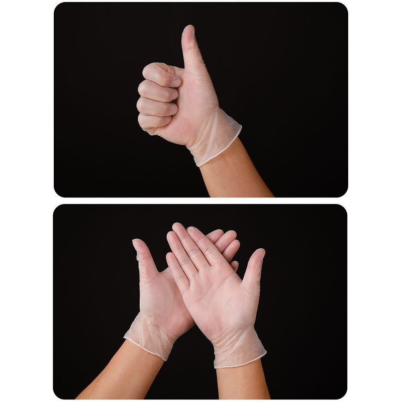 Synthetic Gloves Factory - OEM Disposable Blue Nitrile Vinyl