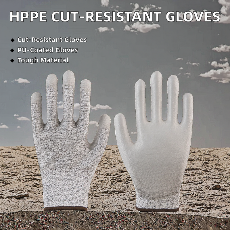 Cut Resistant Gloves Factory - OEM HPPE Level 5 PU Coated