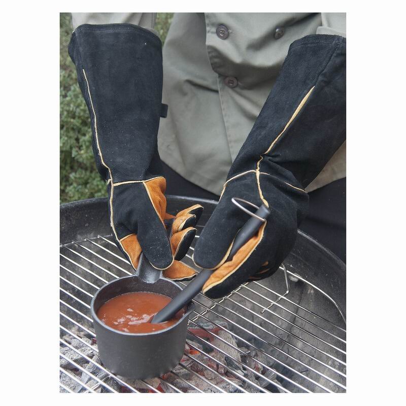 Heat Resistant Gloves Factory - OEM Silver Kitchen BBQ Gloves