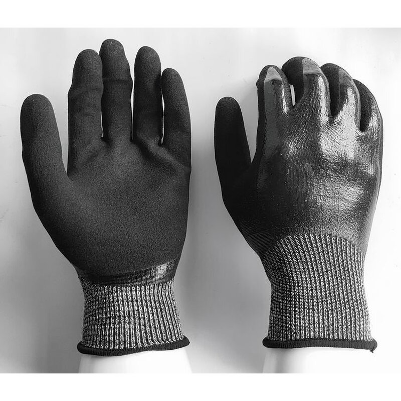 Cut Resistant Gloves Factory - OEM Nitrile Coated Work Safety