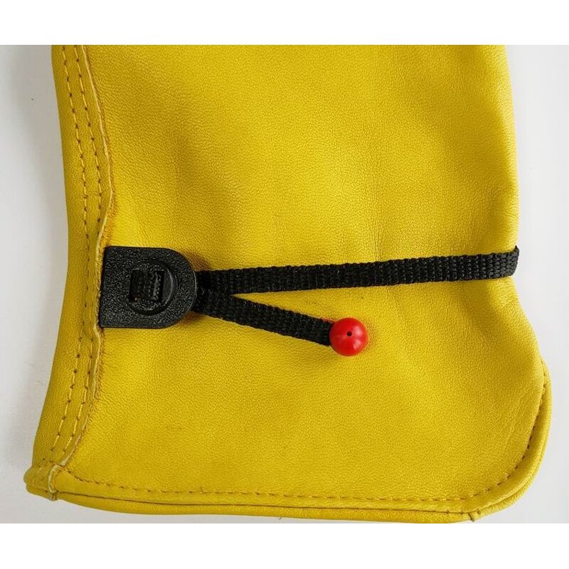 Leather Gloves Factory - OEM Goat Leather Work with Wrist Closure