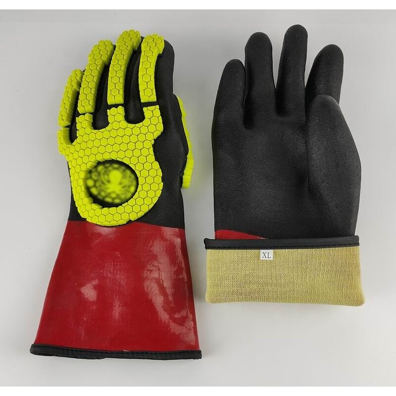 Safety Gloves Factory - OEM ANSI A5 Cut Proof PVC Nitrile