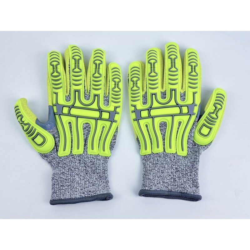 Anti Impact Gloves Factory - OEM Heavy Duty TPR Cut Resistant