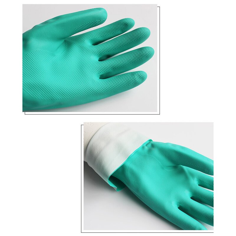 Nitrile Gloves Factory - OEM Blue Green Industrial Nitrile