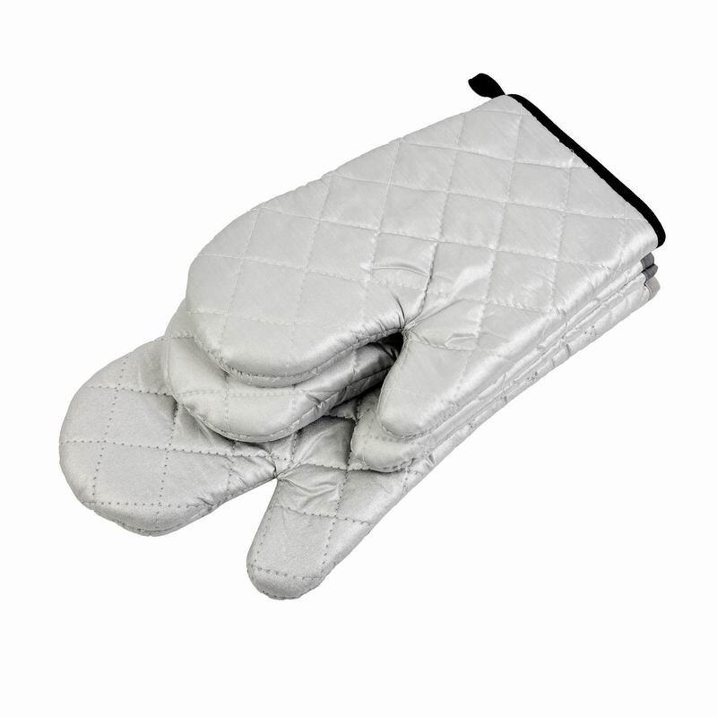 Heat Resistant Gloves Factory - OEM Silver Coating BBQ Gloves
