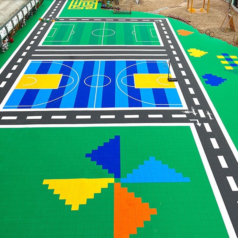 Suspended Flooring Factory - Colorful Portable PP Plastic Outdoor
