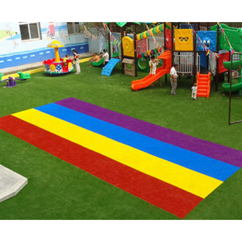 Synthetic Turf Manufacturer - Outdoor Fire Resistant Rainbow Carpet