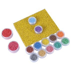 Granulated Rubber Factory - Recycled Safety Colorful Surface