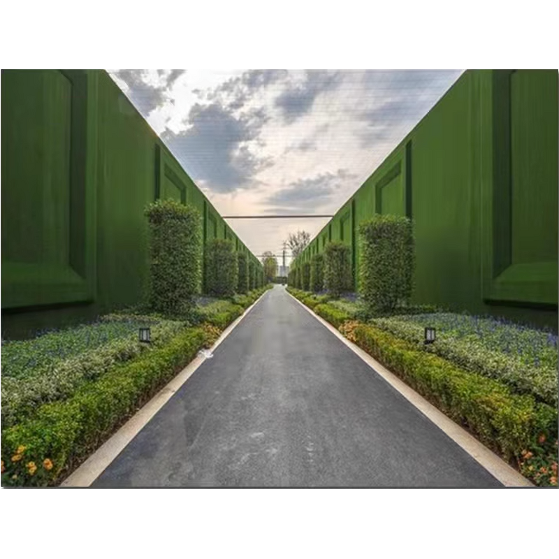 Synthetic Turf Factory - 18mm Green Grass Wall Panels Fencing