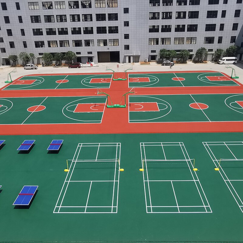 Acrylic Resin Flooring Manufacturer - 1.5mm Sport Court for Pickleball