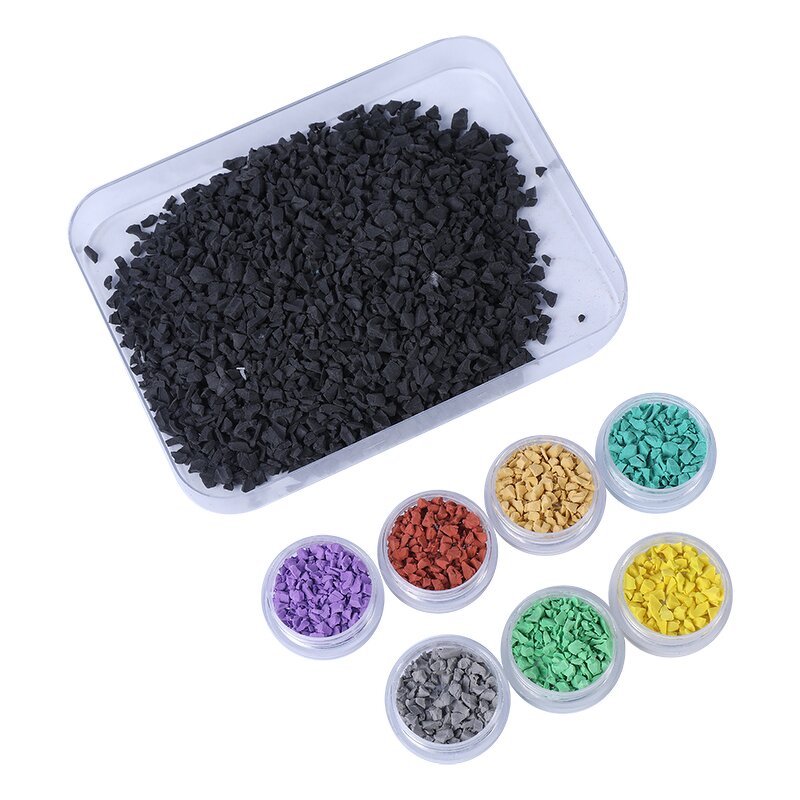 EPDM Rubber Particles Manufacturer - Recycled Safety Colorful Granulated