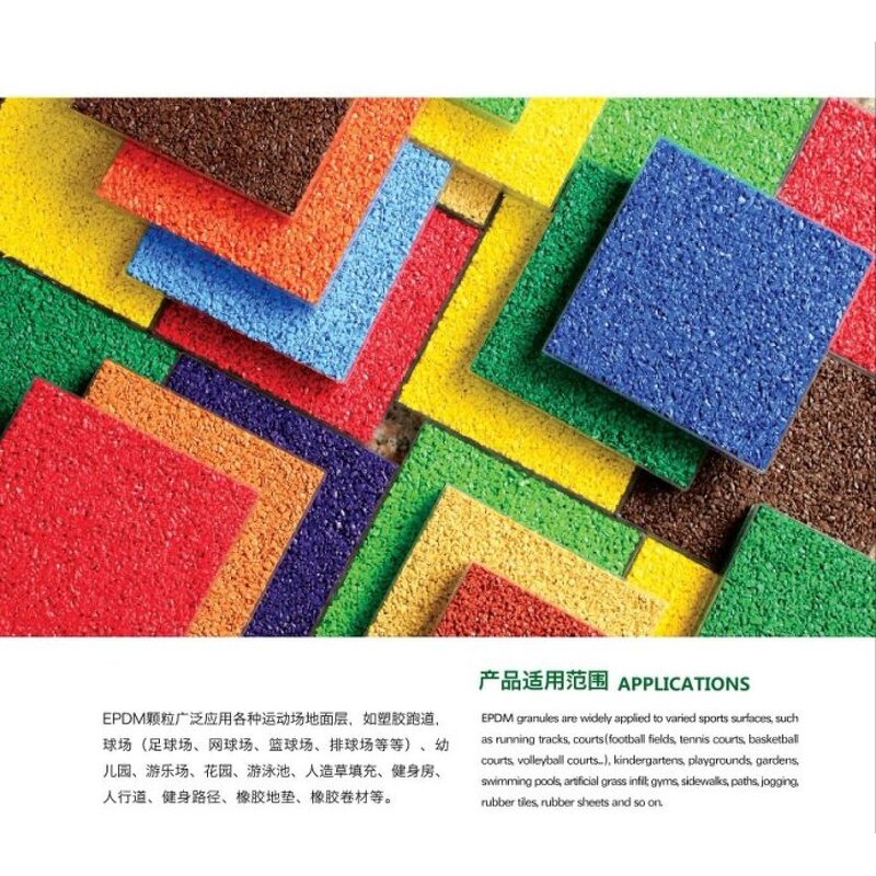 EPDM Rubber Granules Factory - Hot Sale for Running Track