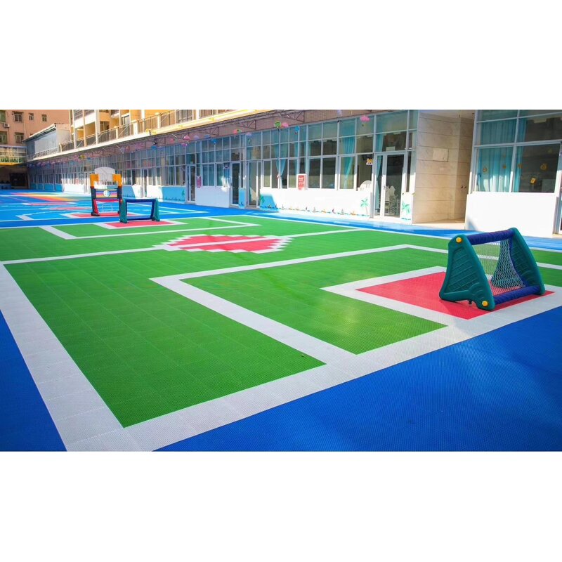 Interlocking Floor Tiles Manufacturer - Durable Outdoor Basketball Court