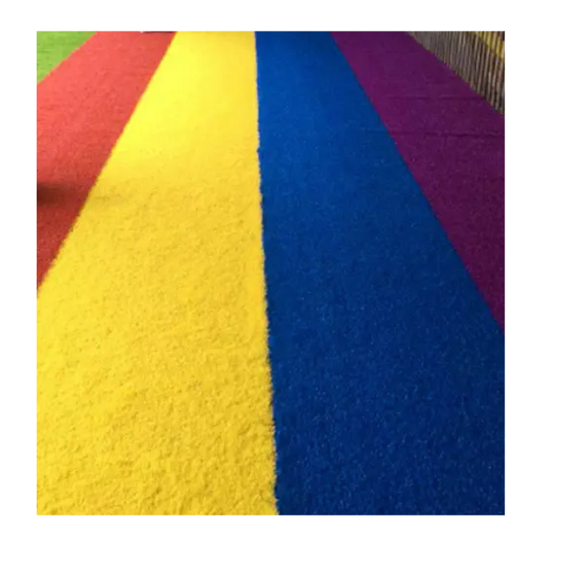 Synthetic Turf Manufacturer - Outdoor Fire Resistant Rainbow Carpet