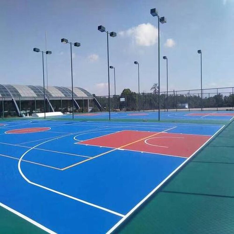 Acrylic Basketball Court Coating Factory - Rubber Tile Playground Court