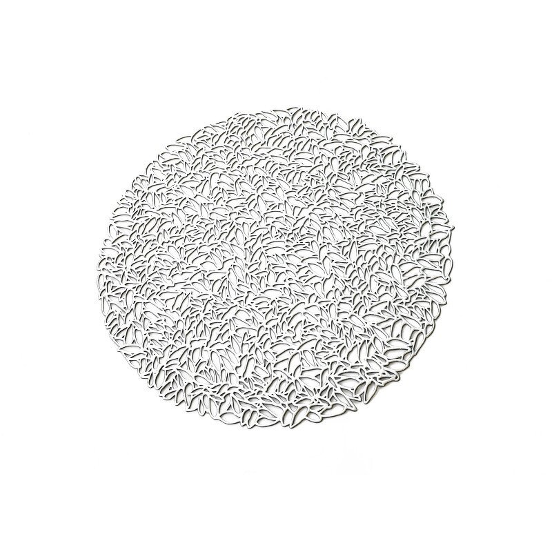 PVC Placemat Factory - OEM Nordic Gold Round Table Mat