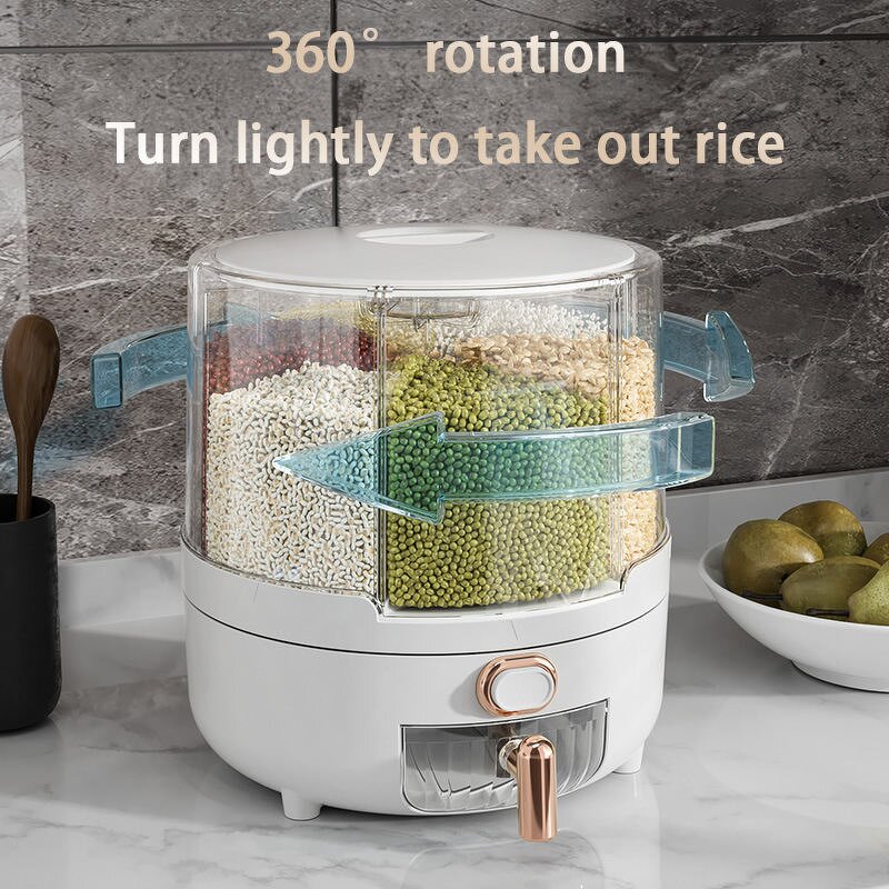 Rice Dispenser Factory - OEM Multifunction Rotate Grain Storage