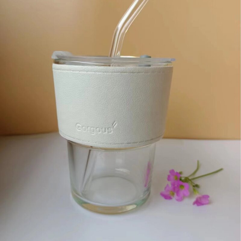 Water Cup Factory - OEM 400mL Insulated Glass Bottle Supplier