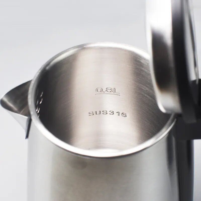 Electric Kettle Factory - OEM 0.8L Stainless Steel Hotel Kettle