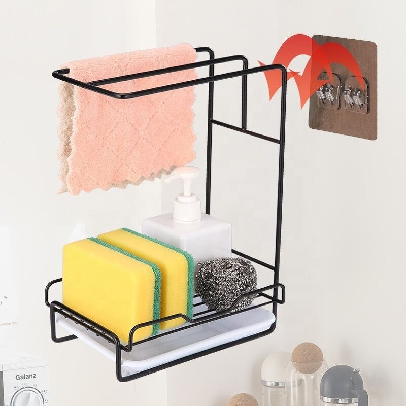 Dishcloth Rack Factory - OEM No-Drill Wall-Mounted Organizer