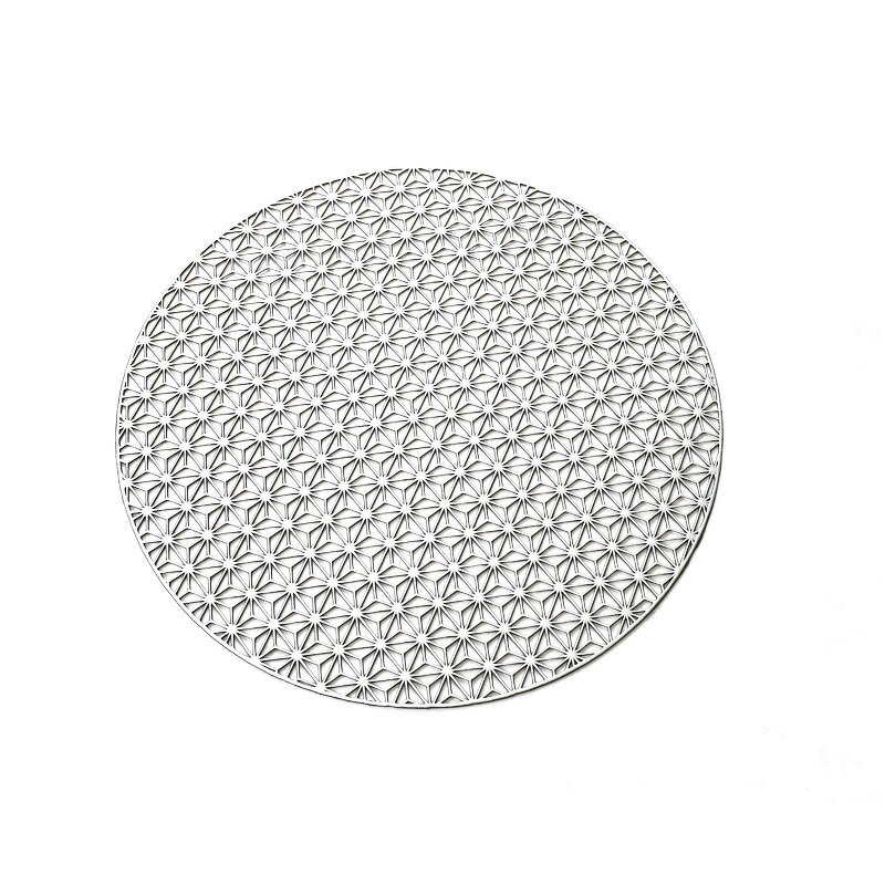 PVC Placemat Factory - OEM Nordic Gold Round Table Mat
