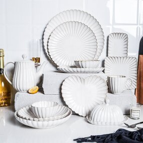 Ceramic Tableware Factory - OEM Japanese-Style Kiln-Turned Set