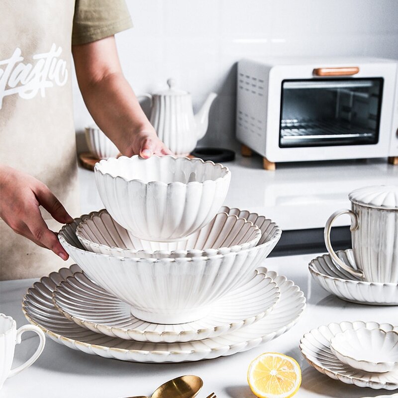 Ceramic Tableware Factory - OEM Japanese-Style Kiln-Turned Set