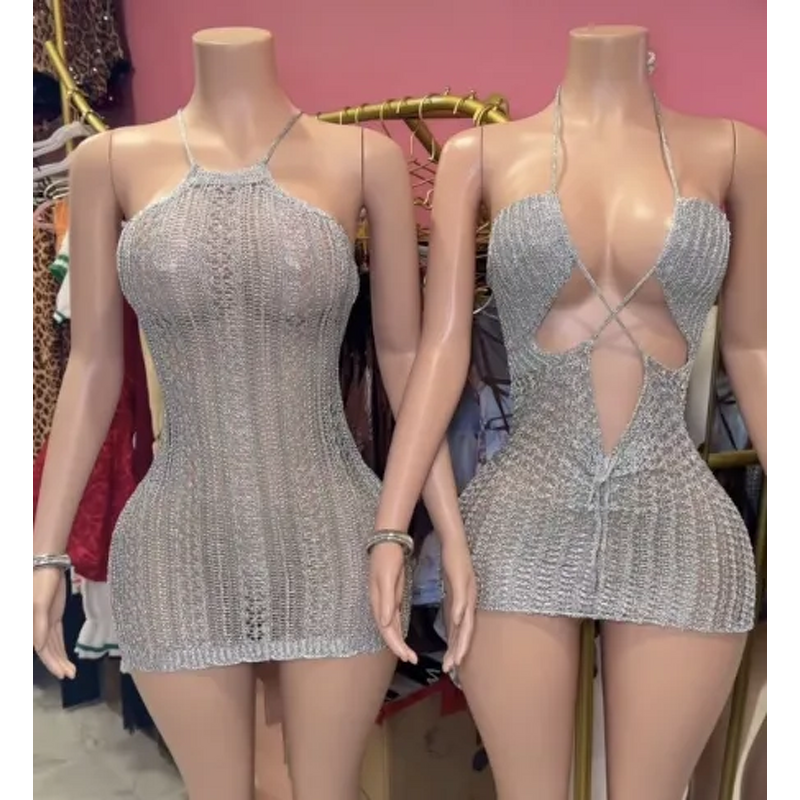 Party Dress Manufacturer - 2025 Leopard Print Backless Bow Sleeveless