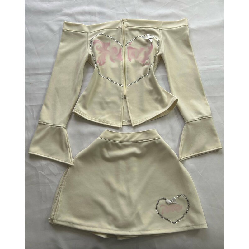 Two Piece Set Women Manufacturer - Trendy Pu Crop Jacket Long Pants