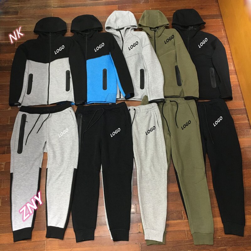 Tracksuit Men Factory - Famous Brands Slim Fit Tech Cotton Jogging