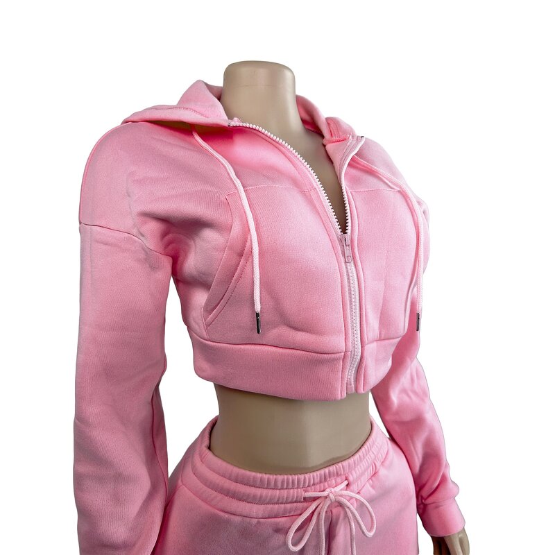 Two Piece Set Women Manufacturer - Winter PU Leather Fur Jacket